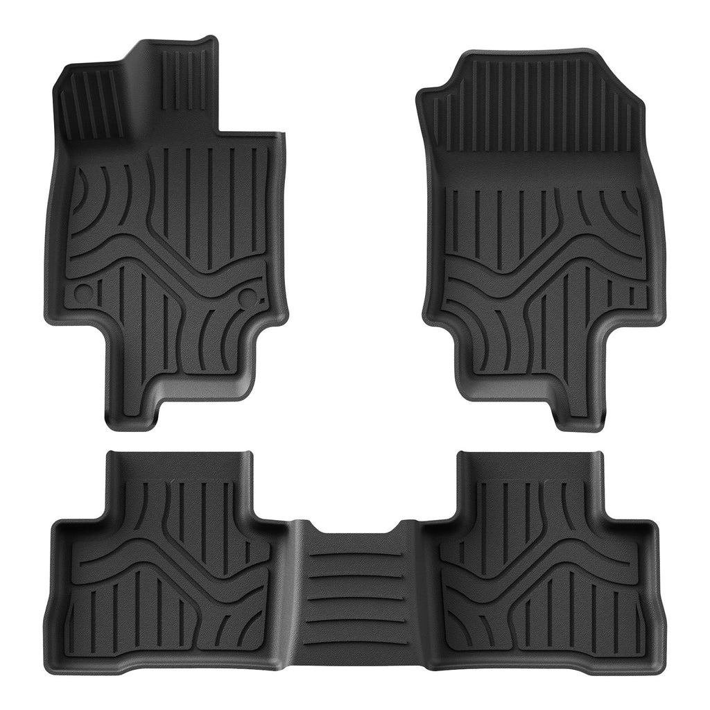 Eco Friendly TPE Floor Mats & Cargo Trunk Liner For RAV4 2019 To 2025, Custom Fit Car Floor Liners