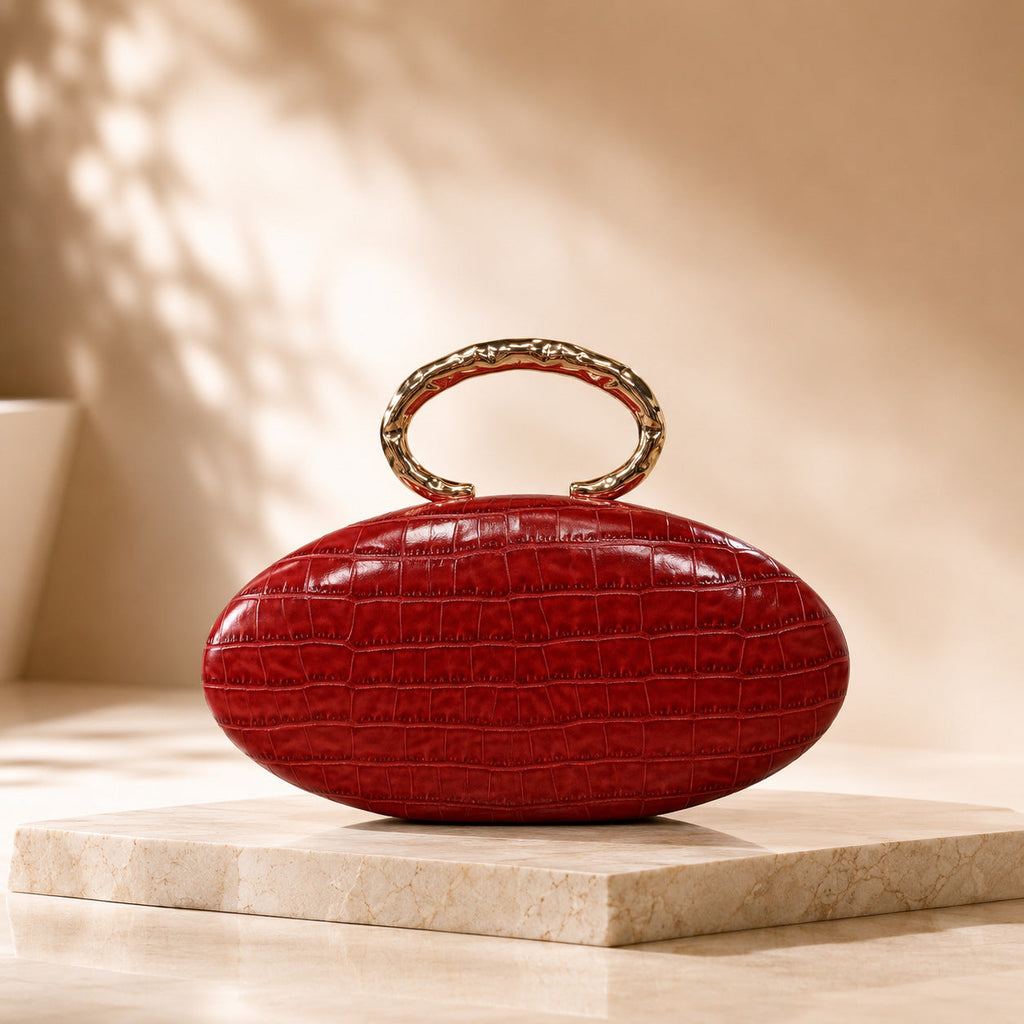 Women's Evening Bag 2026 New Crocodile Pattern Clutch Bag Fashionable Light Luxury Party Handbag High-End Single Shoulder Crossbody Bag