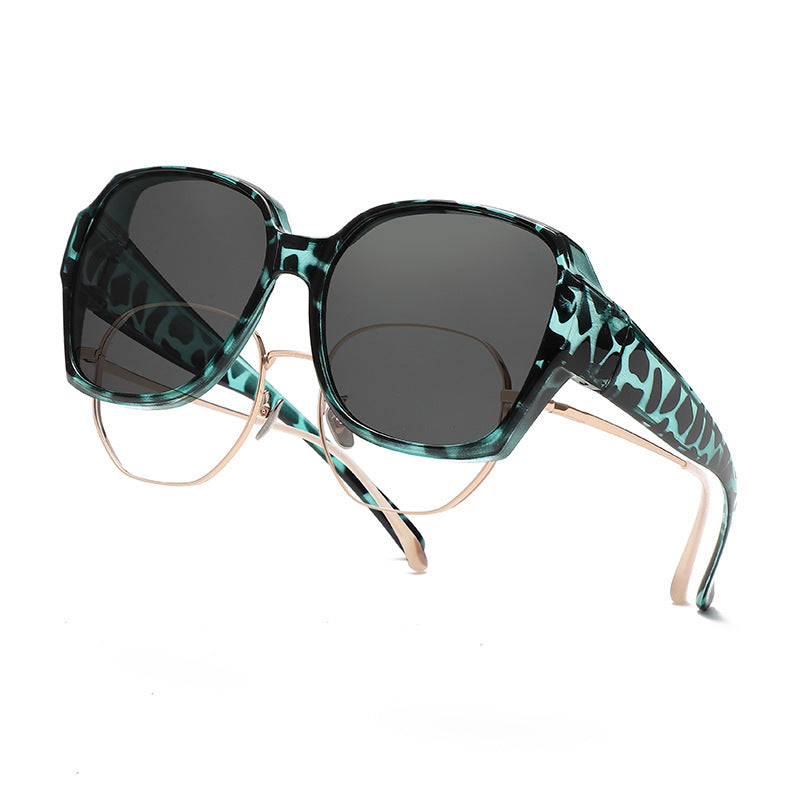Polarized Clip-on Sunglasses Anti-glare Myopia Glasses Portable High-definition Eyewear