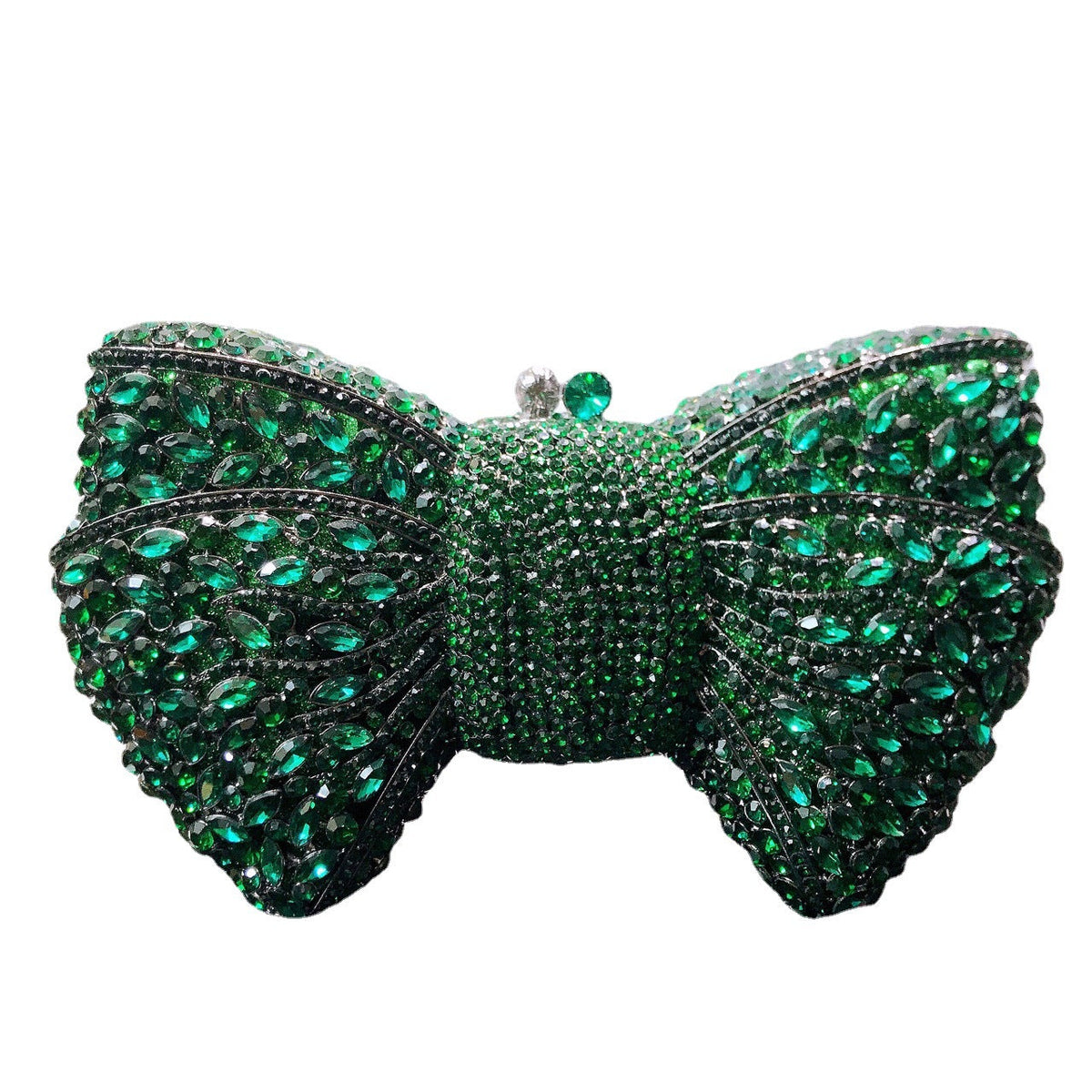 Bow Diamond Evening Bag Rhinestone Clutch