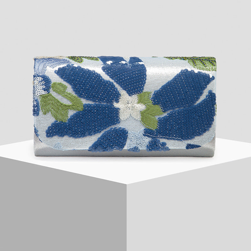 European And American-style Beaded Evening Clutch