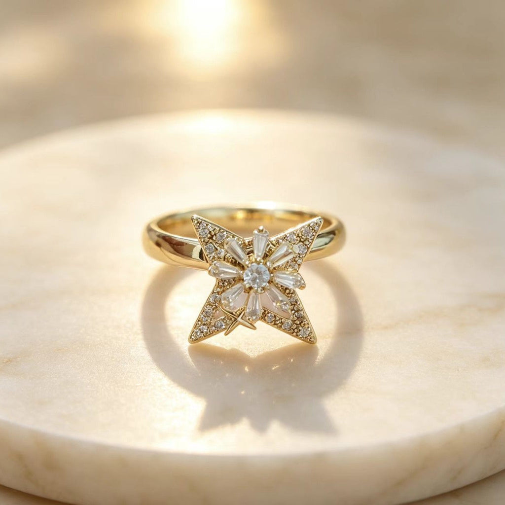 Women's Affordable Luxury Adjustable Open-ring