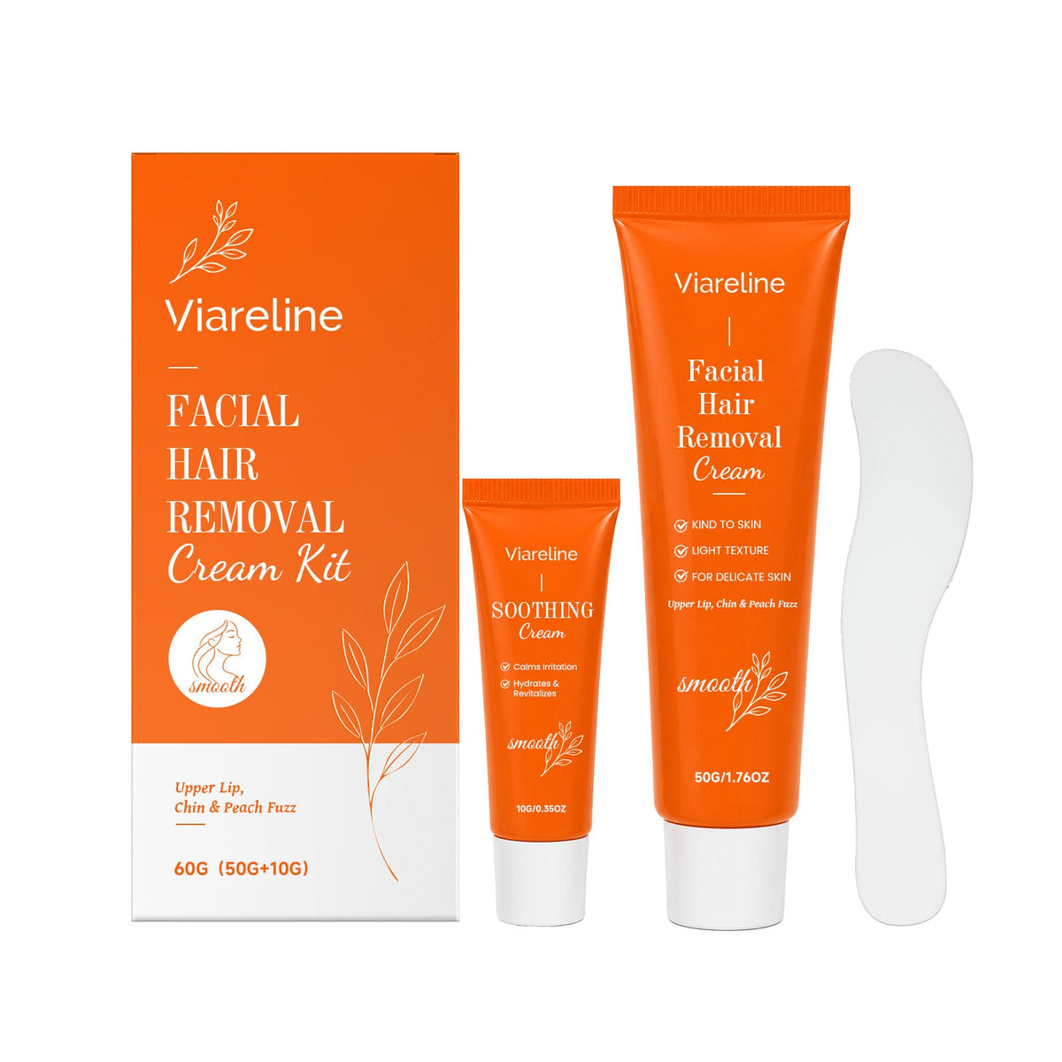 Facial Hair Removal Cream Kit