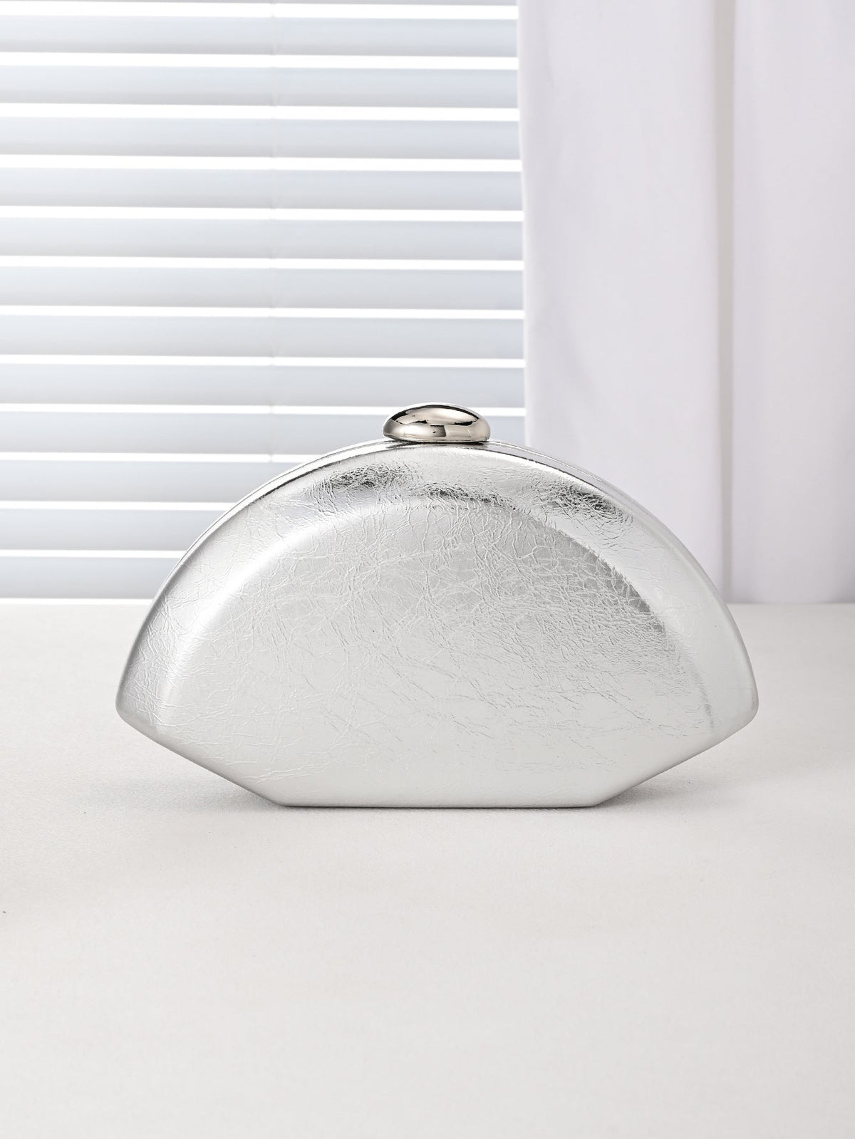 Womens Glossy Clutch Evening Bag Shoulder Chain Bag