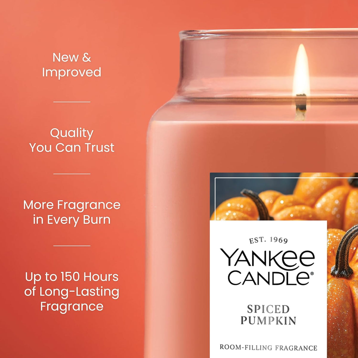 Pumpkin-Spice Glow – Yankee Candle Spiced Pumpkin 22oz