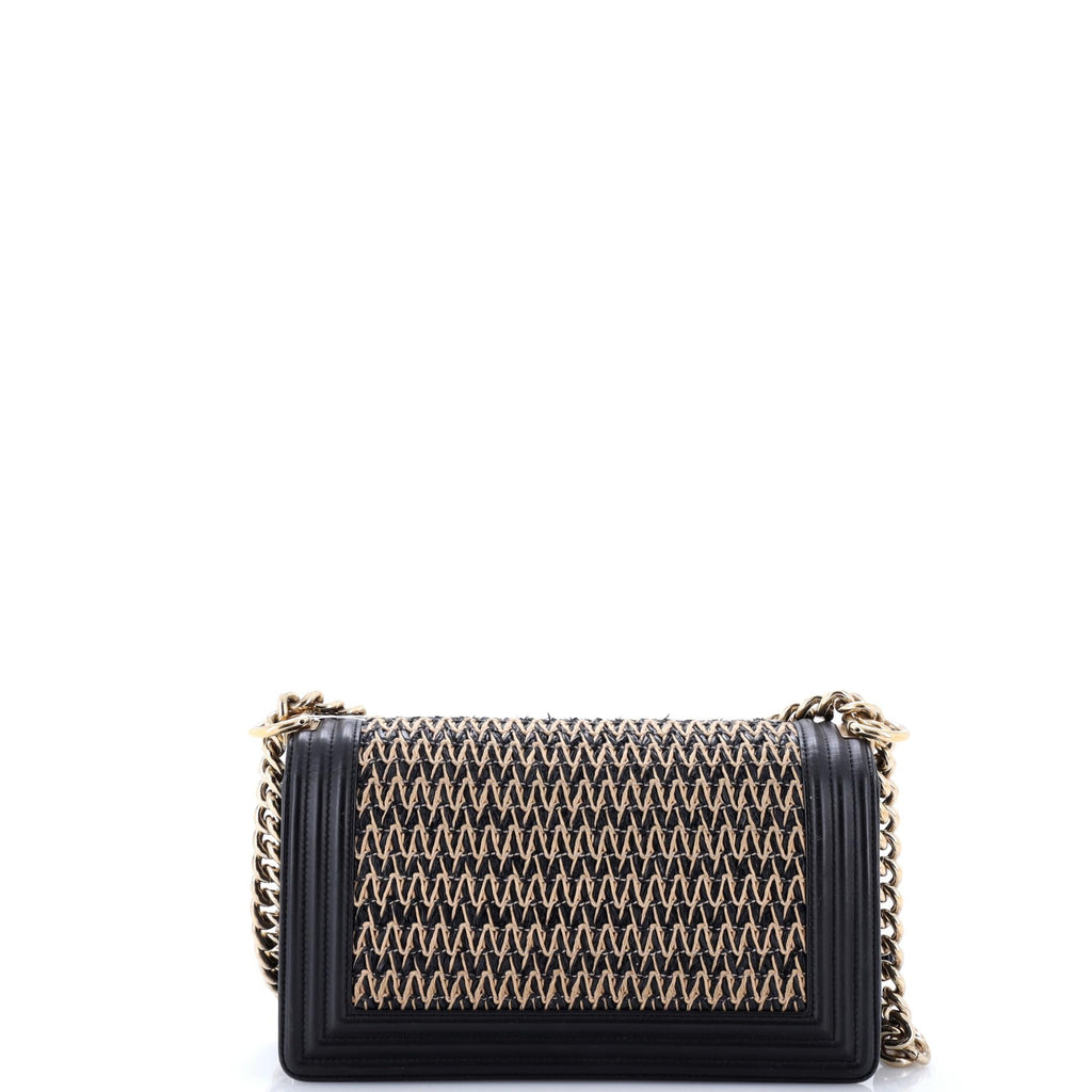 Timeless Flex Iconic Chanel Pre-Loved Boy Flap Bag Old Medium, Black