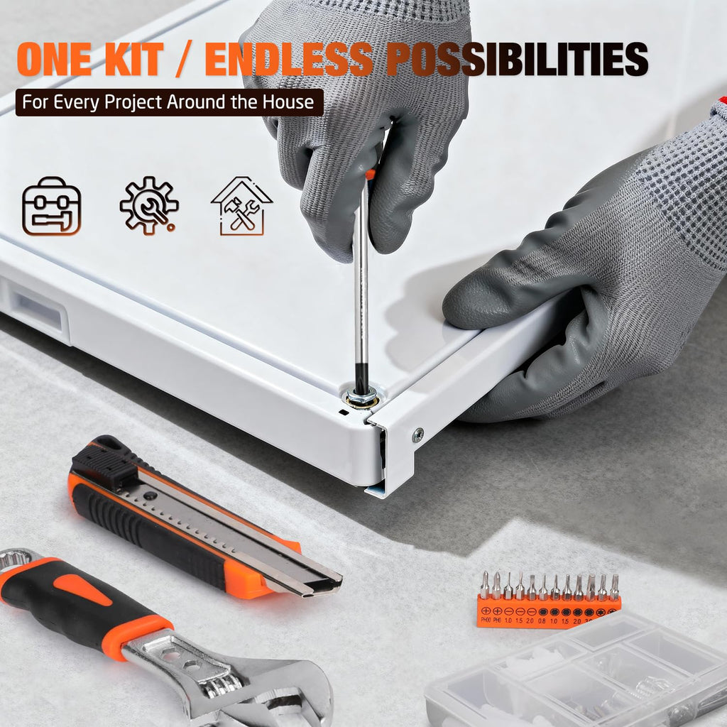 248-Piece Home Repair Hand Tool Set with Storage Case