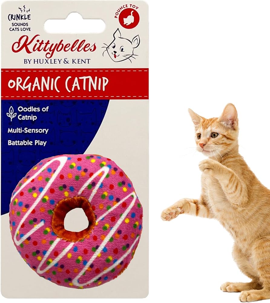 Strawberry Crinkle – Plush Catnip Cat Toy
