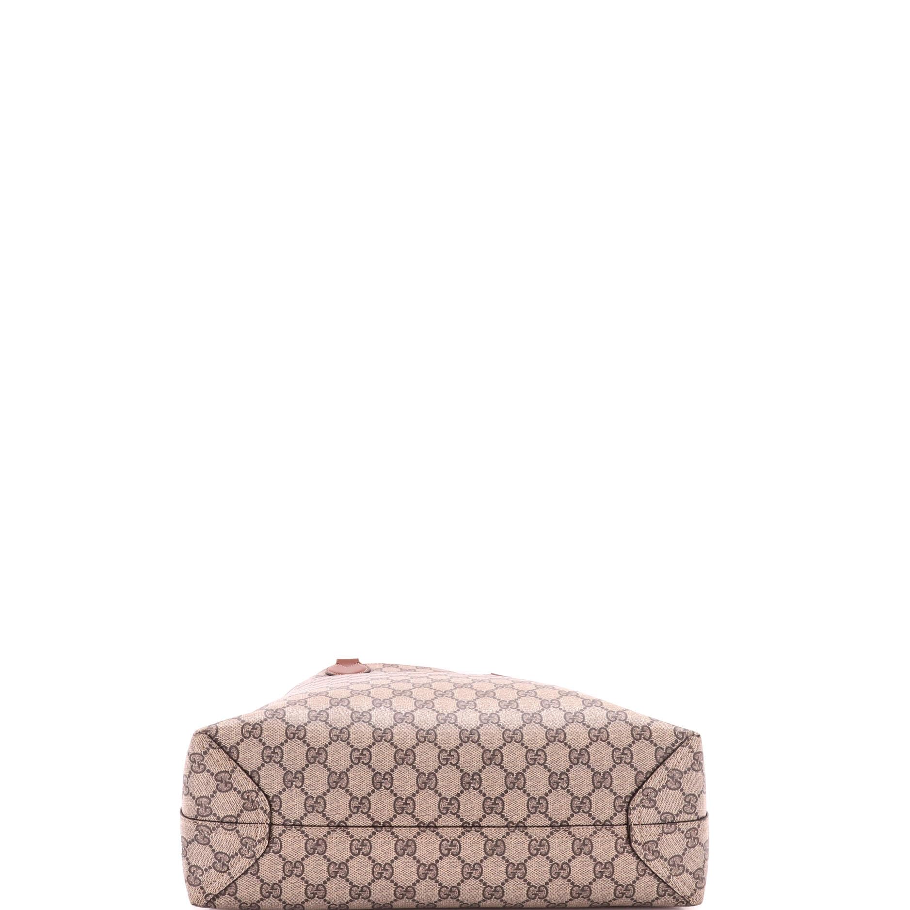 Gucci, Pre-Loved Reversible Web Tote, Brown