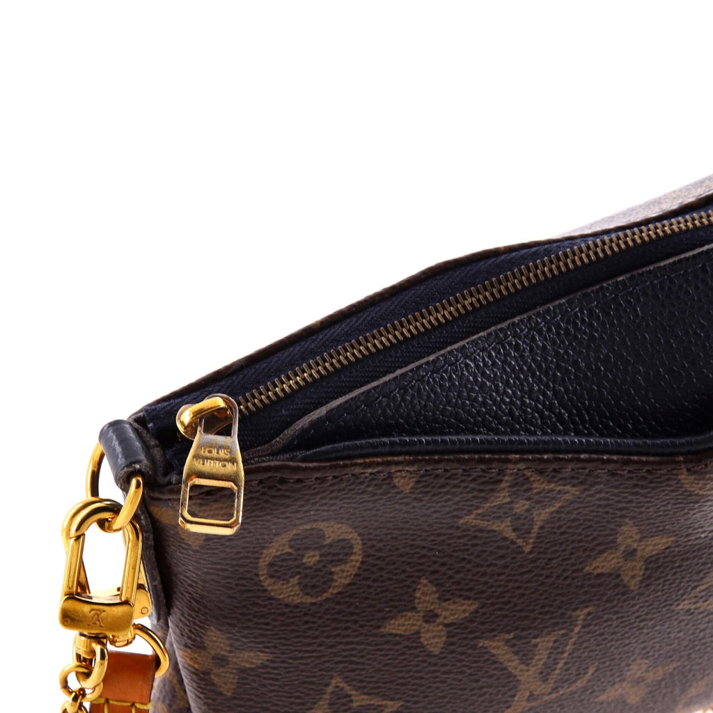 Louis Vuitton, Pre-Loved Pallas Clutch, Navy Blue