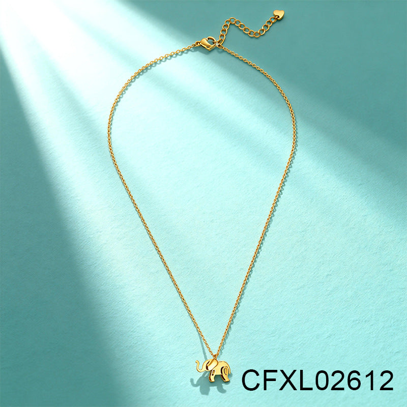 Light Luxury High-end Titanium Steel Necklace For Women