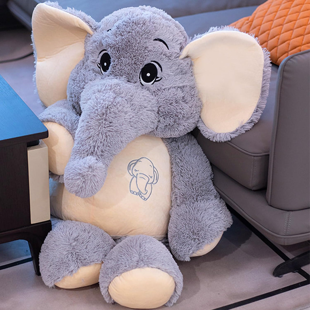 GailiMaiYa Elephant Stuffed Animal 21'',Large Stuffed Elephant Plush Toy,Soft Huggable Cute Elephant Plush Toy for Girls Boys Kids Babies,Gifts for Birthday Mother's Day Christmas