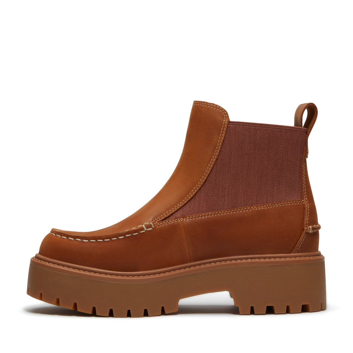 Timberland Women's Stone Street Chelsea Boot, Wheat Full Grain, 8.5 Medium US