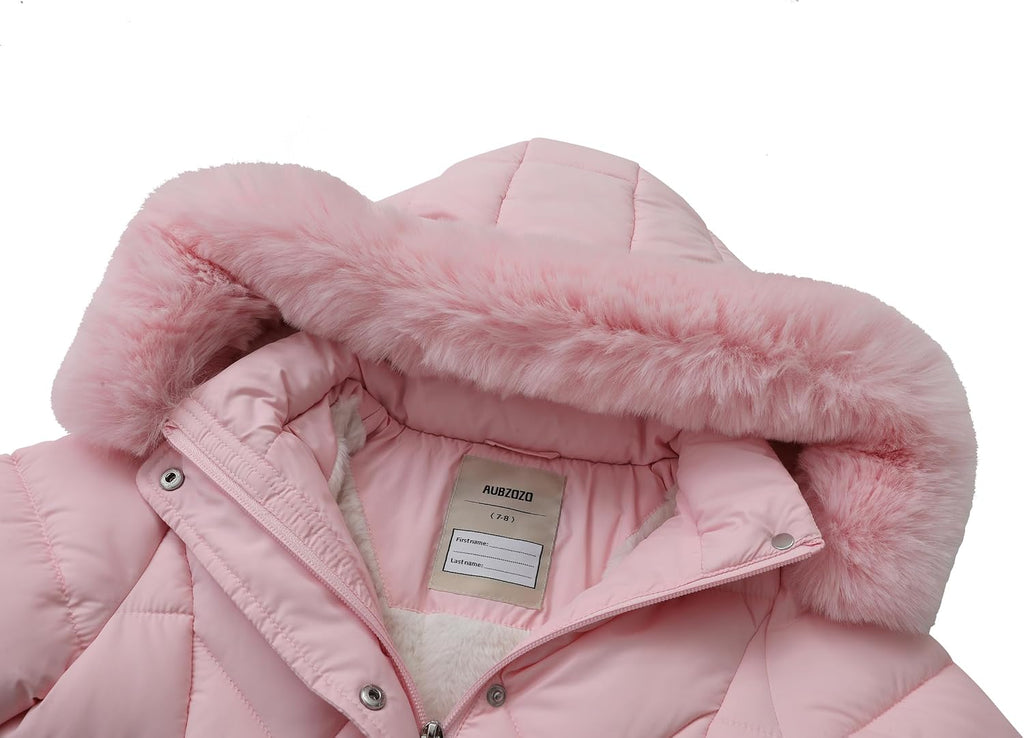 Toast Warm Puffer – Girls' Hooded Winter Coat