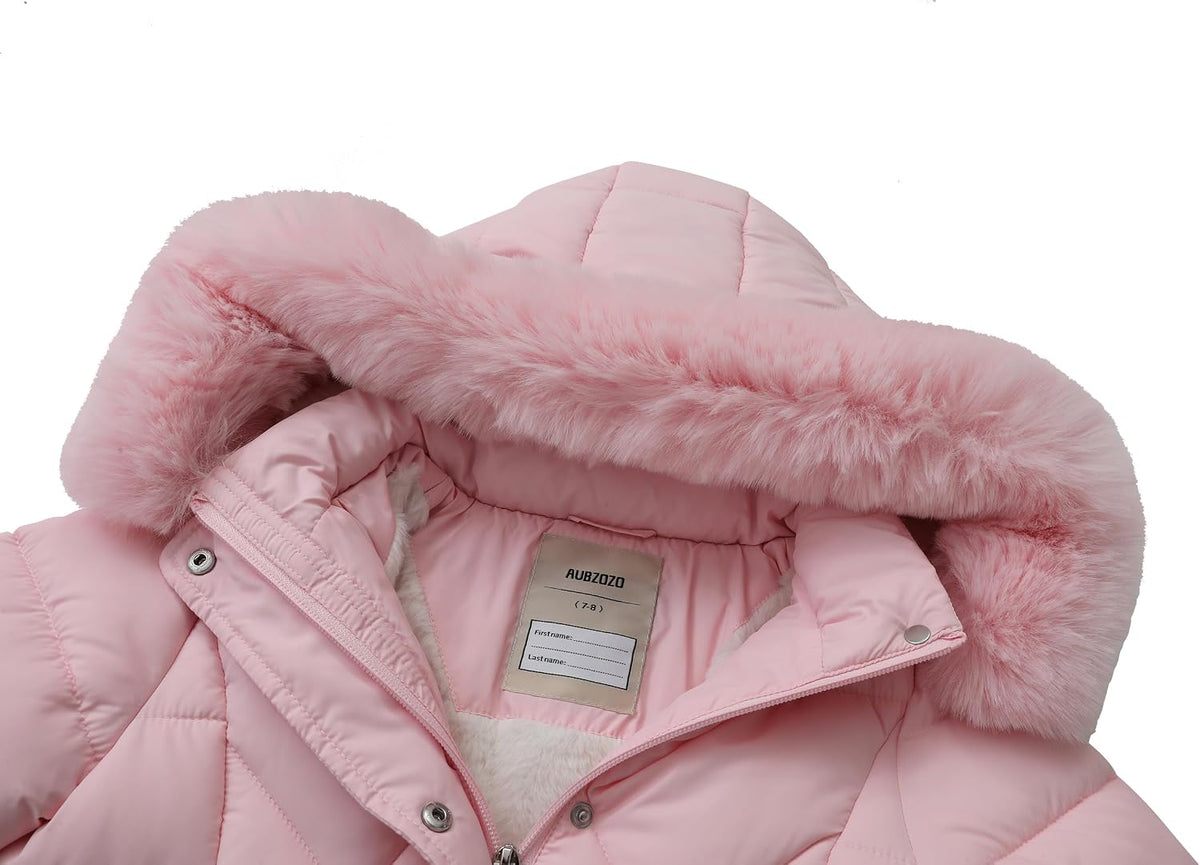 Toast Warm Puffer – Girls' Hooded Winter Coat