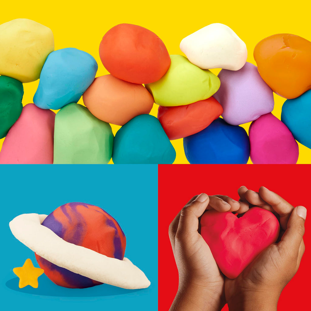 Play-Doh Jewel Colors Bulk 12-Pack of 4-Ounce Cans