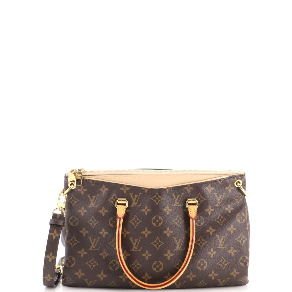 Louis Vuitton, Pre-Loved Pallas Tote, Neutral