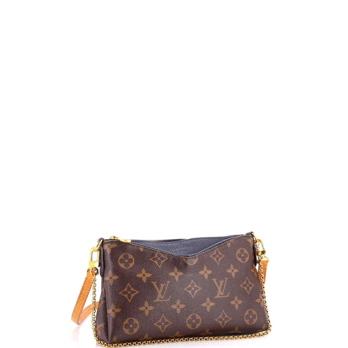 Louis Vuitton, Pre-Loved Pallas Clutch, Navy Blue