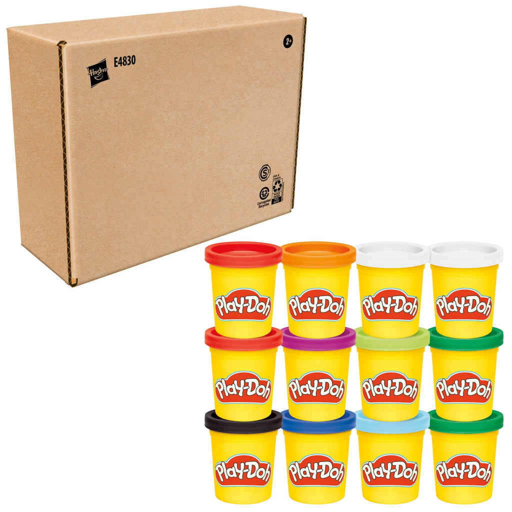 Play-Doh Jewel Colors Bulk 12-Pack of 4-Ounce Cans