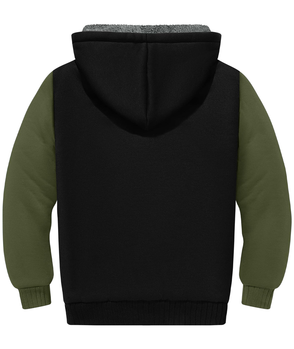 Zip Up Fleece Jacket Hoodie