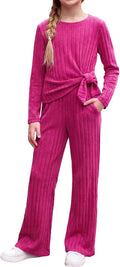 Ribbed & Ready – Teen Girls' Knit Lounge Set