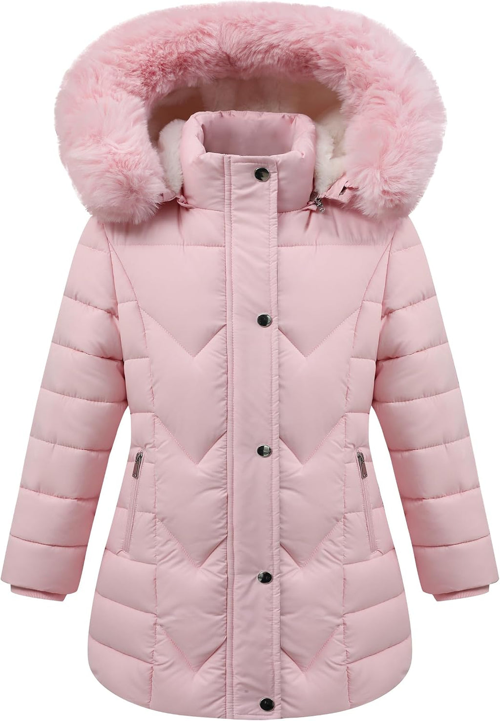Toast Warm Puffer – Girls' Hooded Winter Coat
