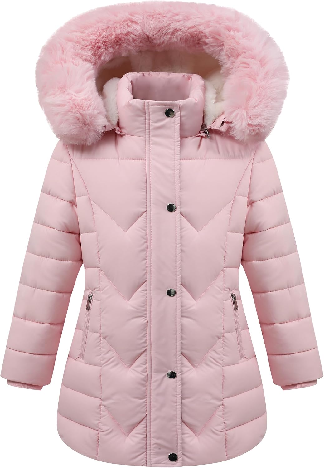 Toast Warm Puffer – Girls' Hooded Winter Coat