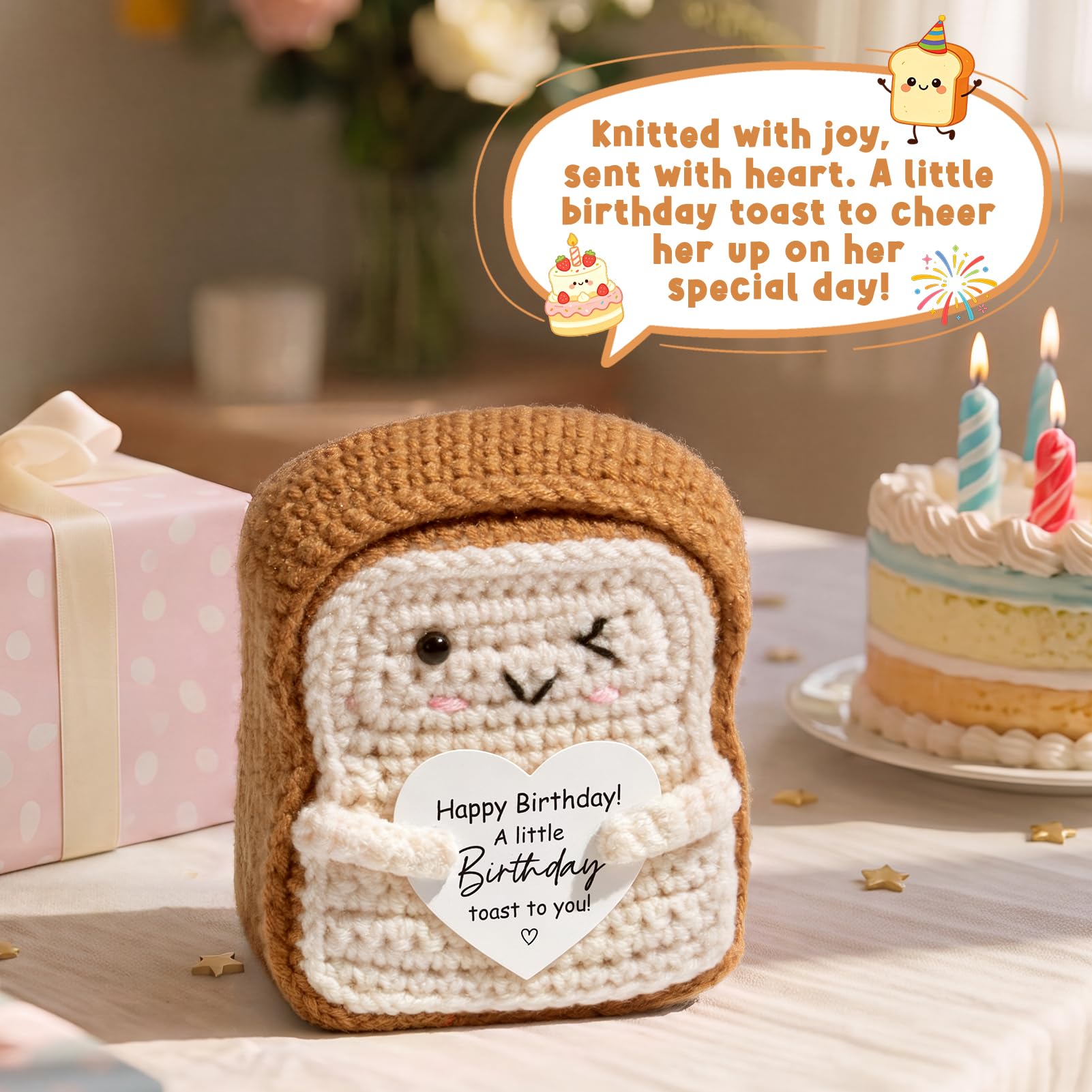 Birthday Gifts Basket for Women Her, Happy Birthday Gift Box for Mom Sister