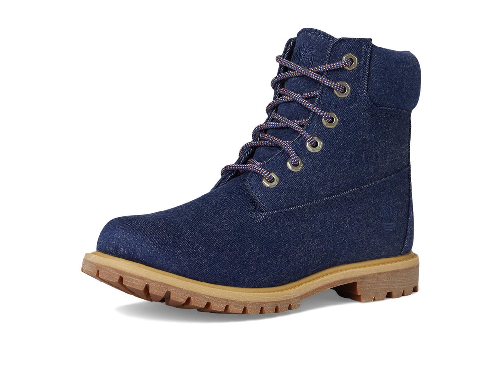 Classic Canvas Queen - Timberland Women's Premium 6-Inch Boot, Dark Blue