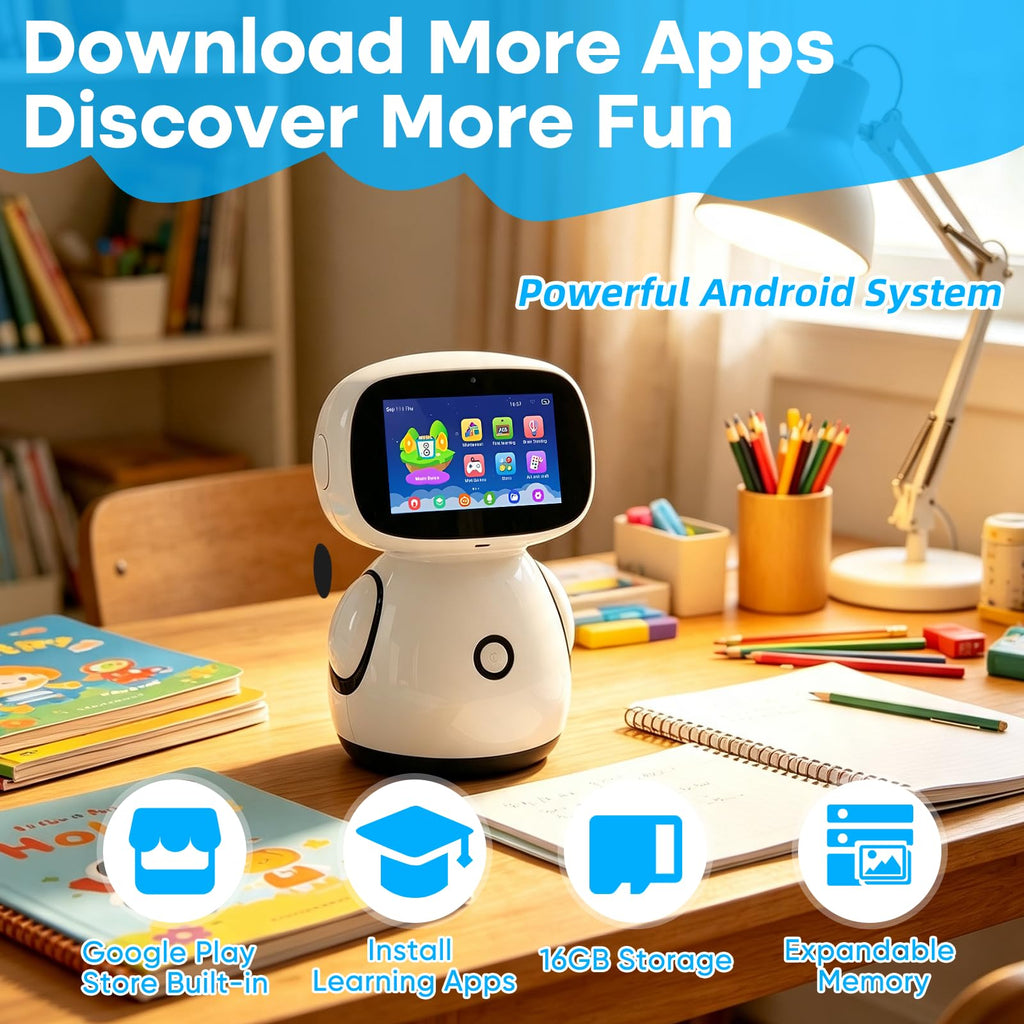 Interactive 7" Touch Screen AI Voice Robot