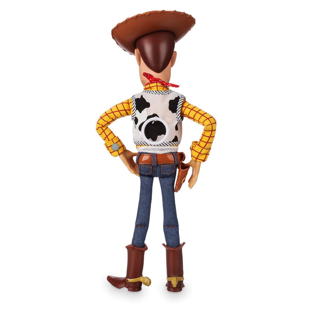 Disney Store Official Sheriff Woody Talking Action Figure from Toy Story, Features Sounds and Phrases from the Movies, Interacts with Other Figures and Toys