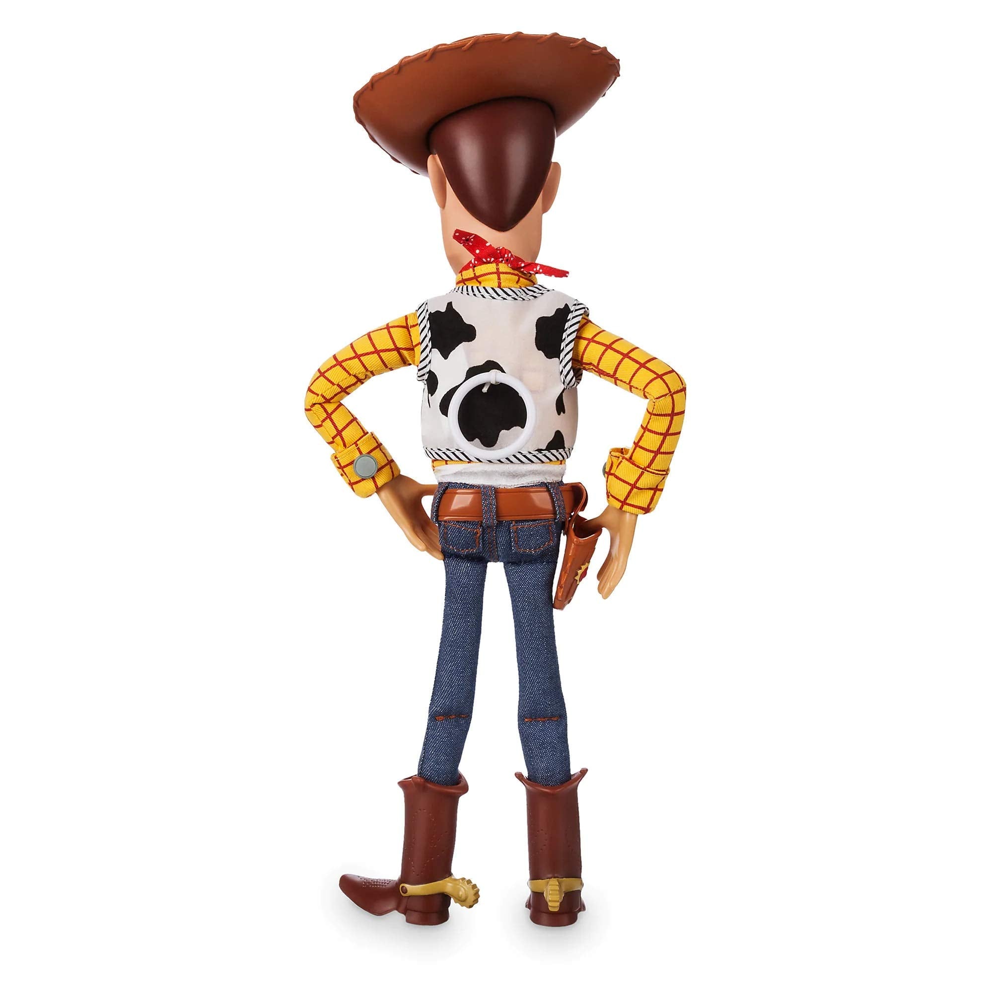 Disney Store Official Sheriff Woody Talking Action Figure from Toy Story, Features Sounds and Phrases from the Movies, Interacts with Other Figures and Toys