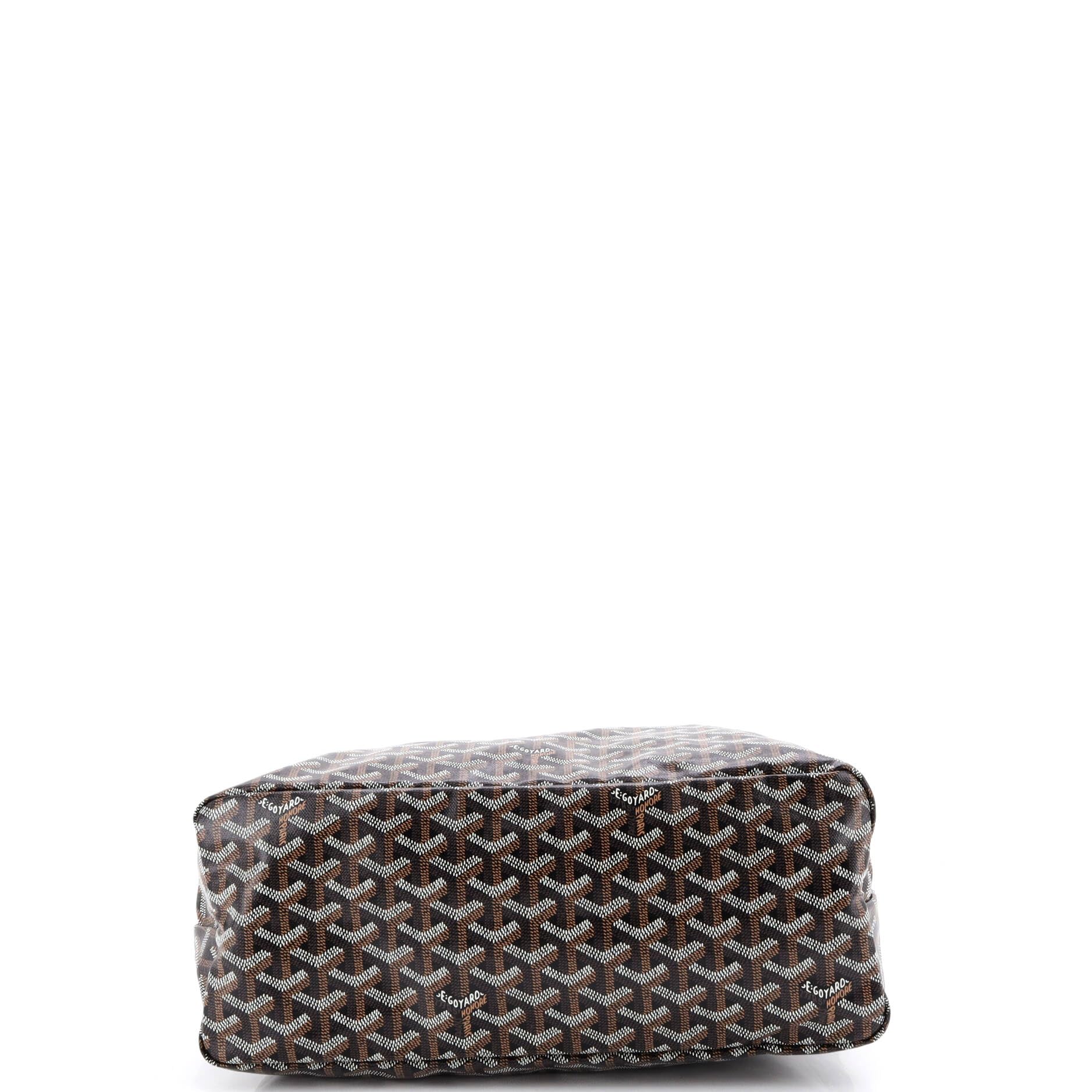Goyard, Pre-Loved Boheme Hobo Coated Canvas, Black