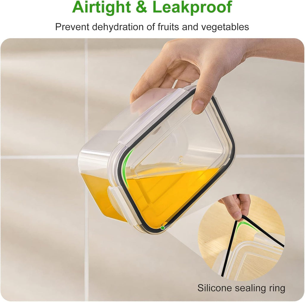 Keep It Fresh Leakproof 8-Piece Fruit Storage Containers for Fridge