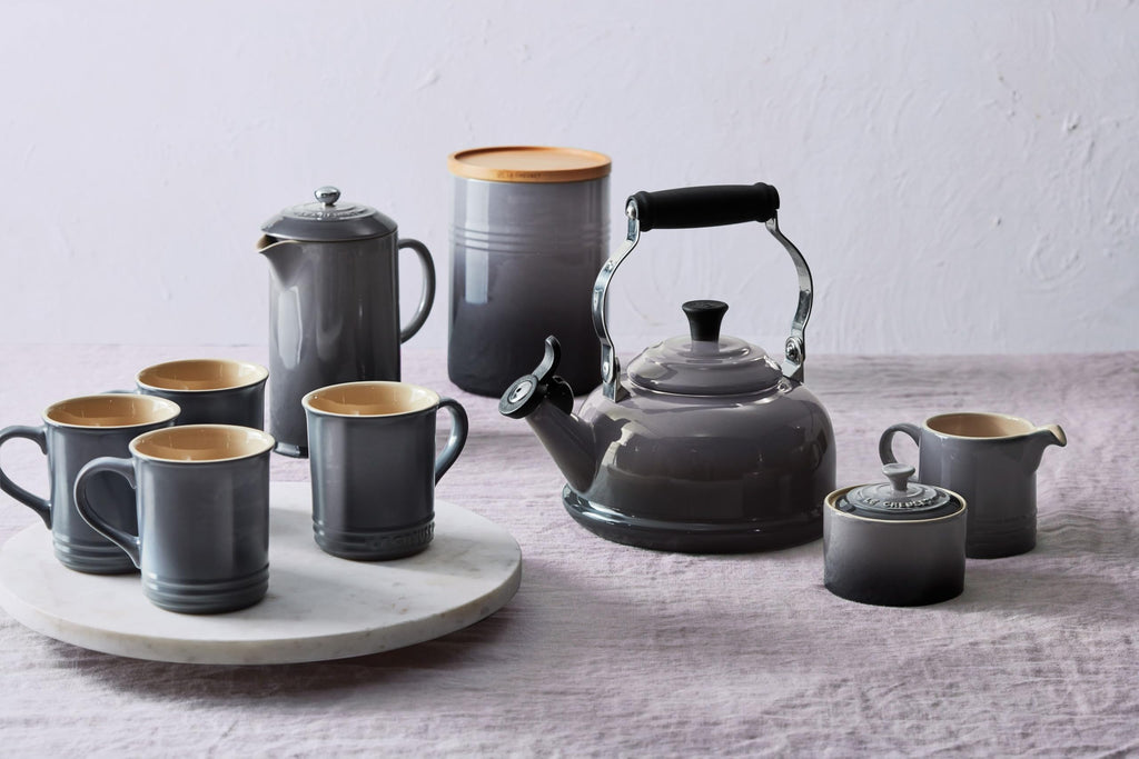 Cozy Café Set – Le Creuset Vancouver Mugs Set of 4, 14 oz