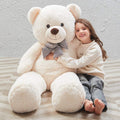 MaoGoLan 47 Inch Giant Teddy Bear, Classic Beige Plush Gift