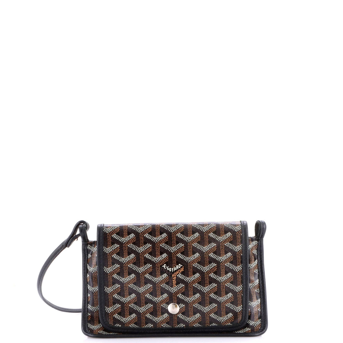 Goyard, Pre-Loved Plumet Clutch Wallet, Black
