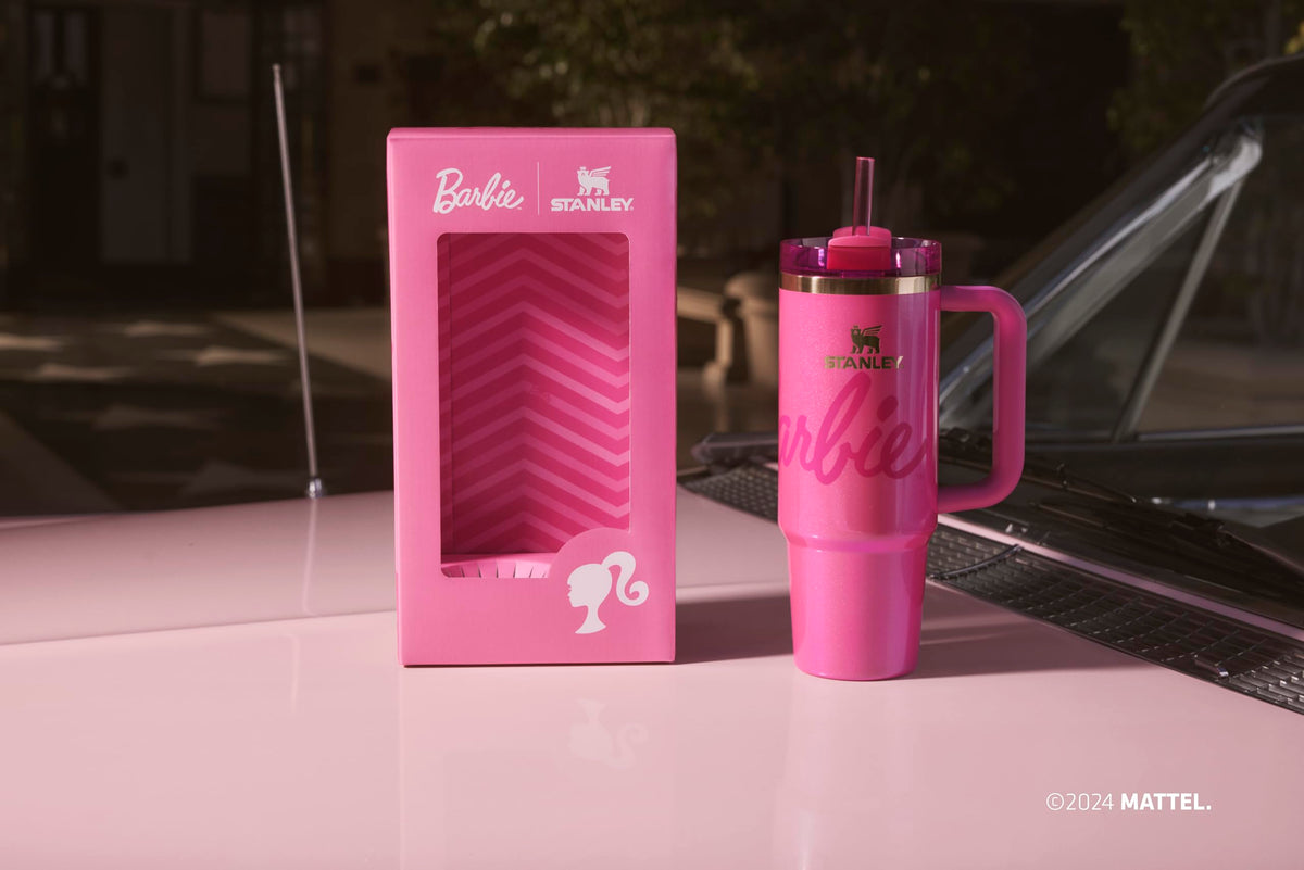 STANLEY Quencher H2.0 Flow State Tumbler, 30 oz, Barbie Icon