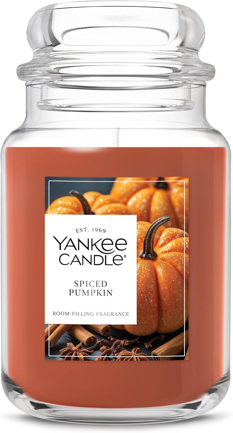 Pumpkin-Spice Glow – Yankee Candle Spiced Pumpkin 22oz