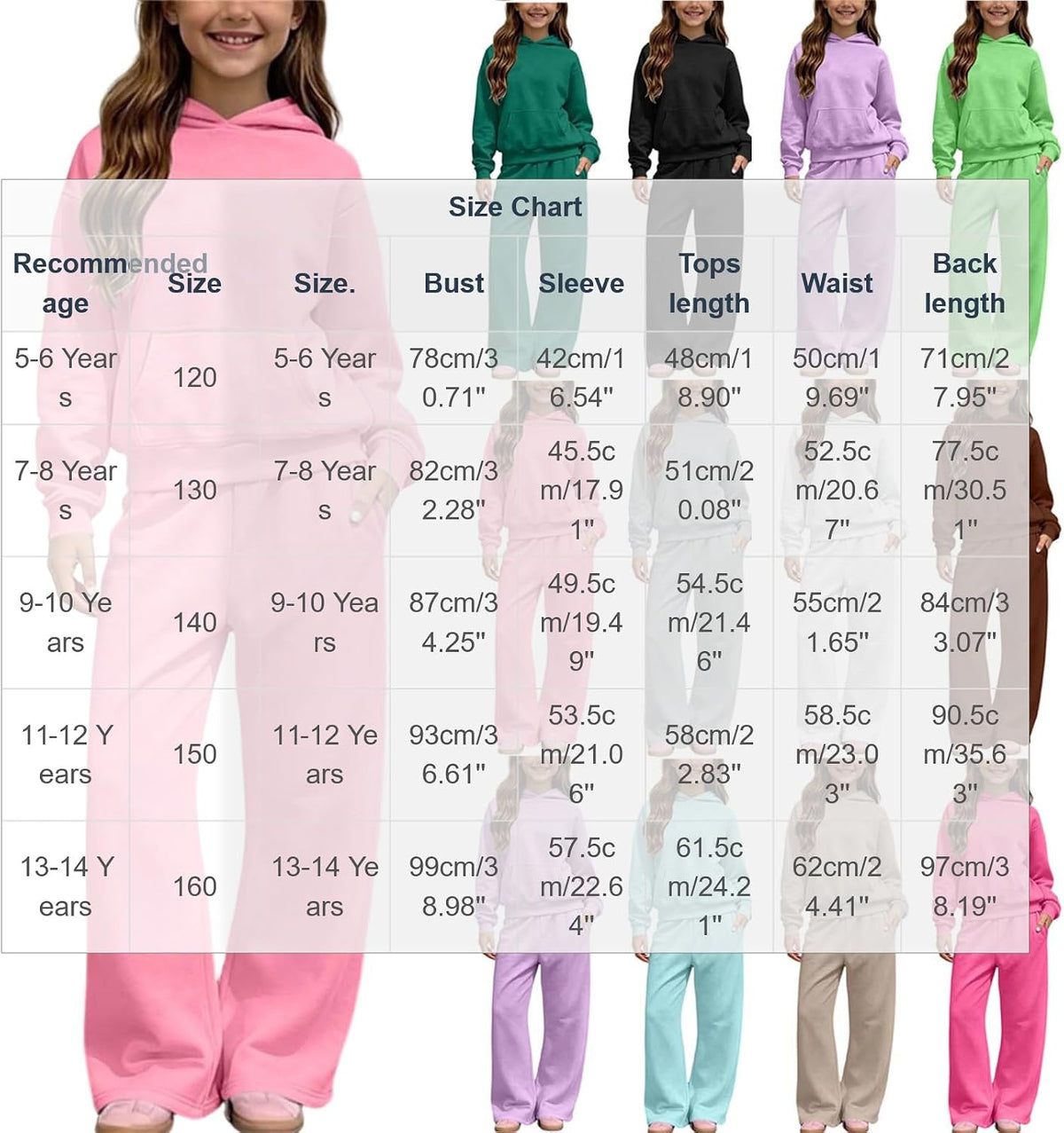 Loose & Chill – Girls' Hoodie & Wide-Leg Set