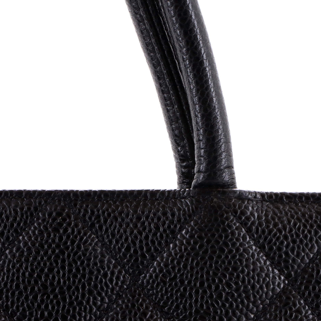 Tote of the Town Iconic Chanel Pre-Loved Medallion Tote, Black