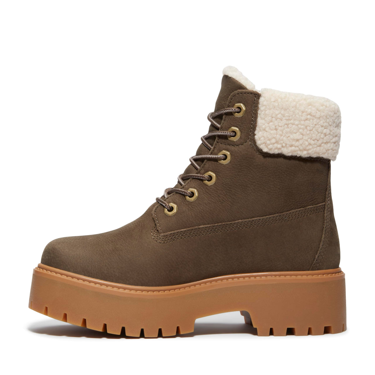 Midnight Warmth - Timberland Stone Street Mid Warm-Lined Waterproof Boot, Black