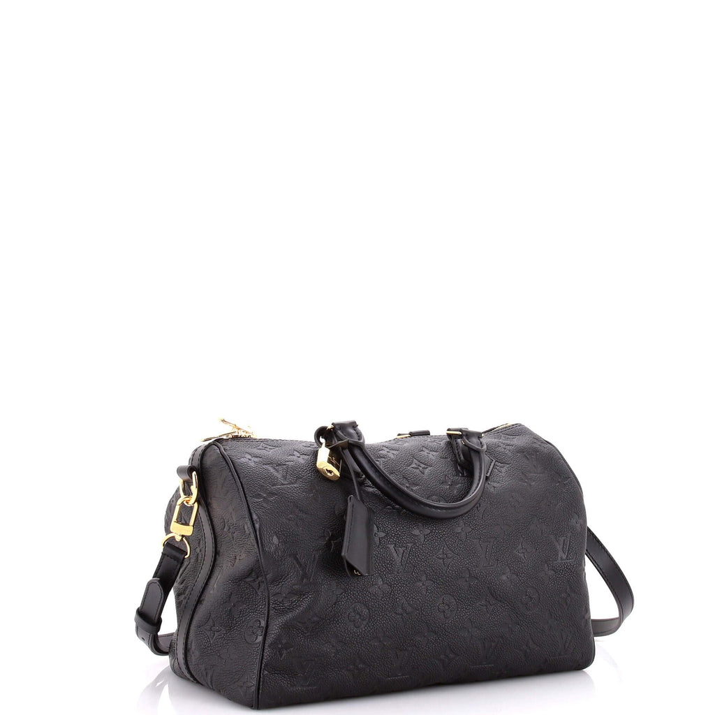 Louis Vuitton, Pre-Loved Speedy Soft Bandouliere Bag 30, Black