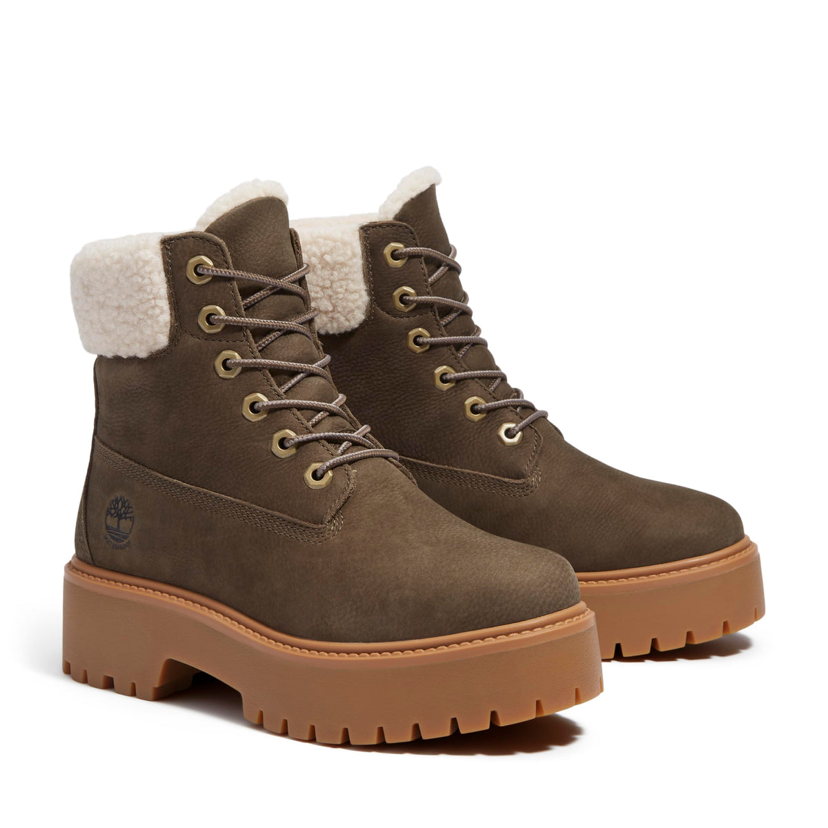 Midnight Warmth - Timberland Stone Street Mid Warm-Lined Waterproof Boot, Black