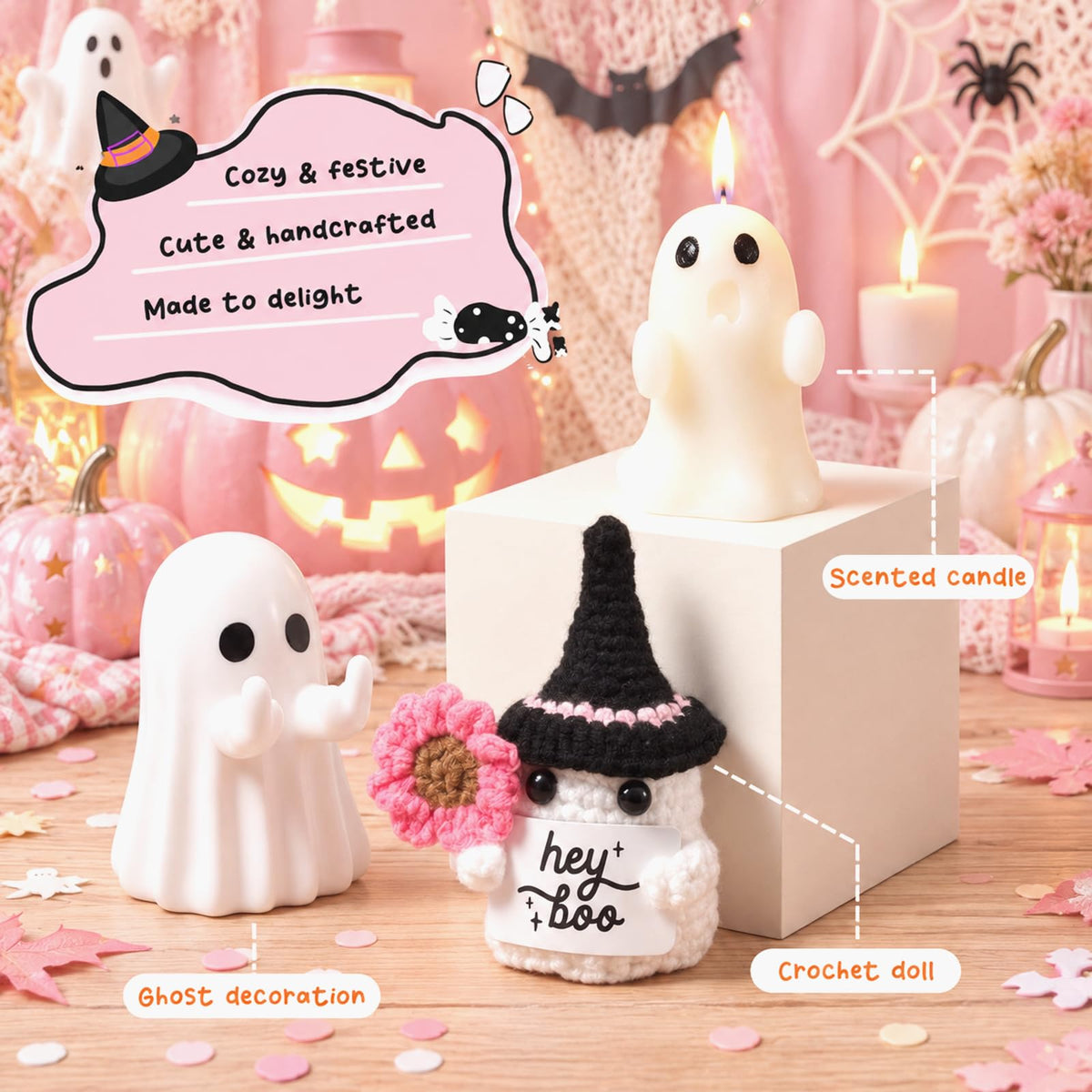 Boo Bag Bonanza - 12-Piece Halloween Boo Gift Basket for Women