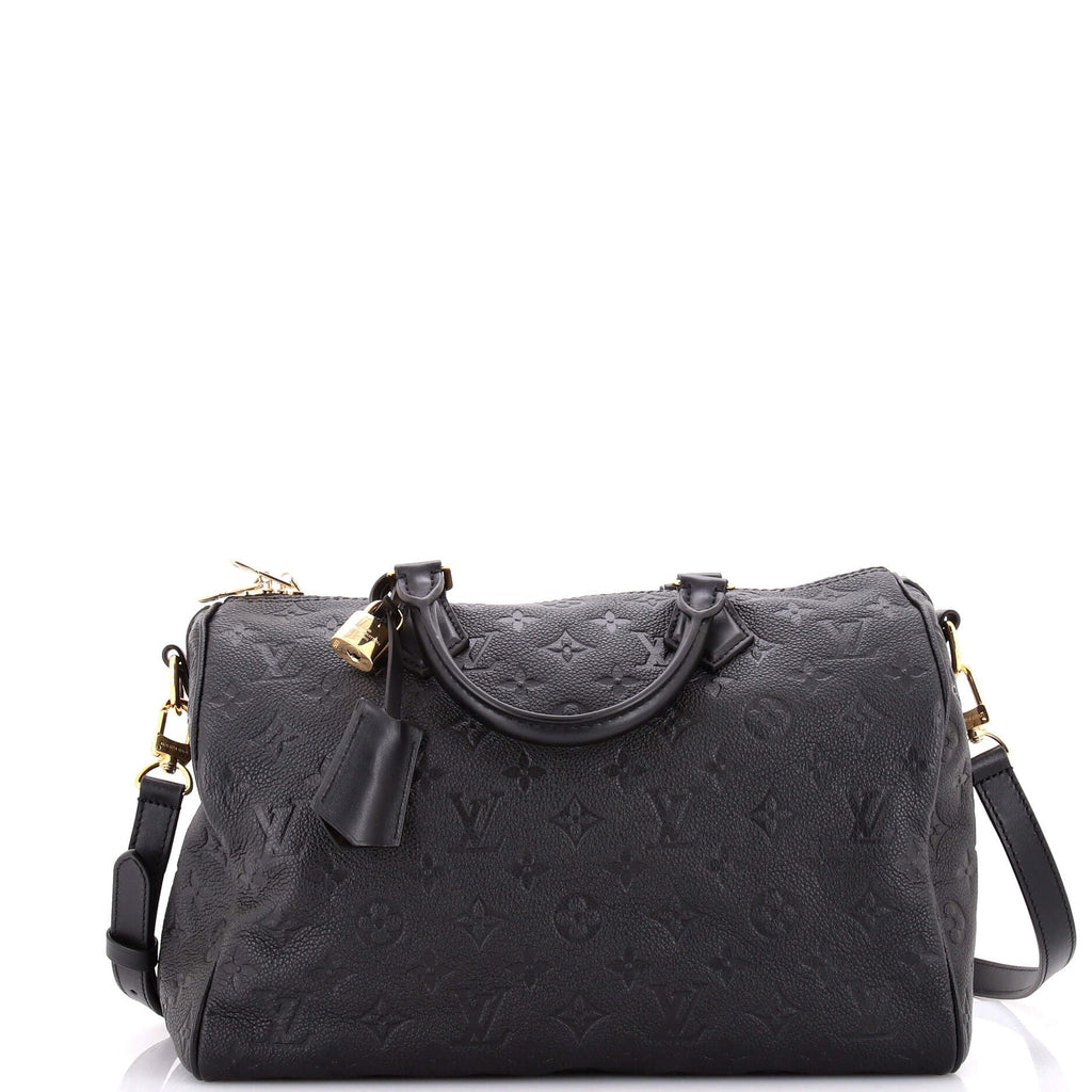 Louis Vuitton, Pre-Loved Speedy Soft Bandouliere Bag 30, Black