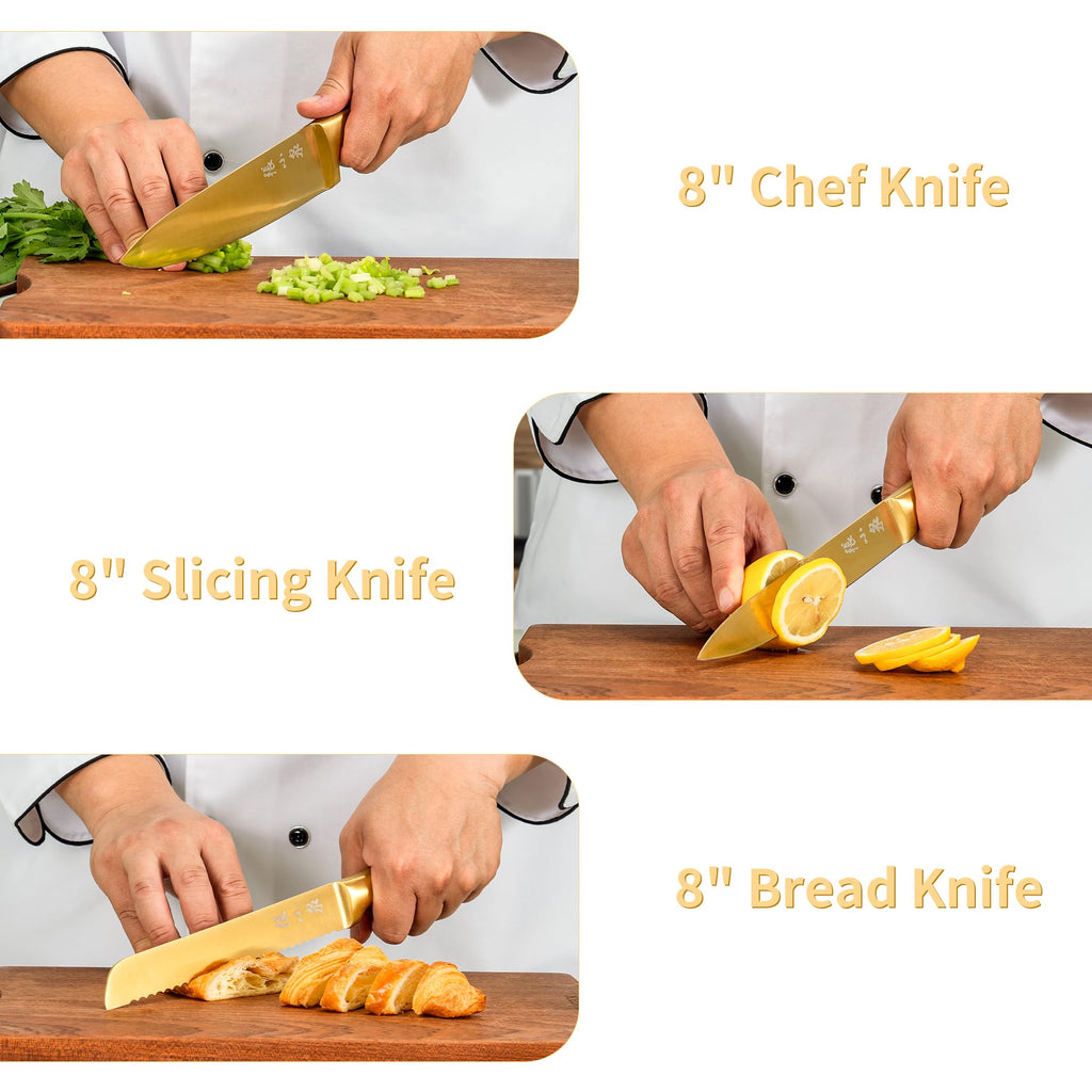 High Carbon Stainless Steel Japanese Knife Set