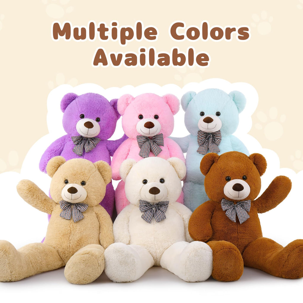MaoGoLan 47 Inch Giant Teddy Bear, Classic Beige Plush Gift