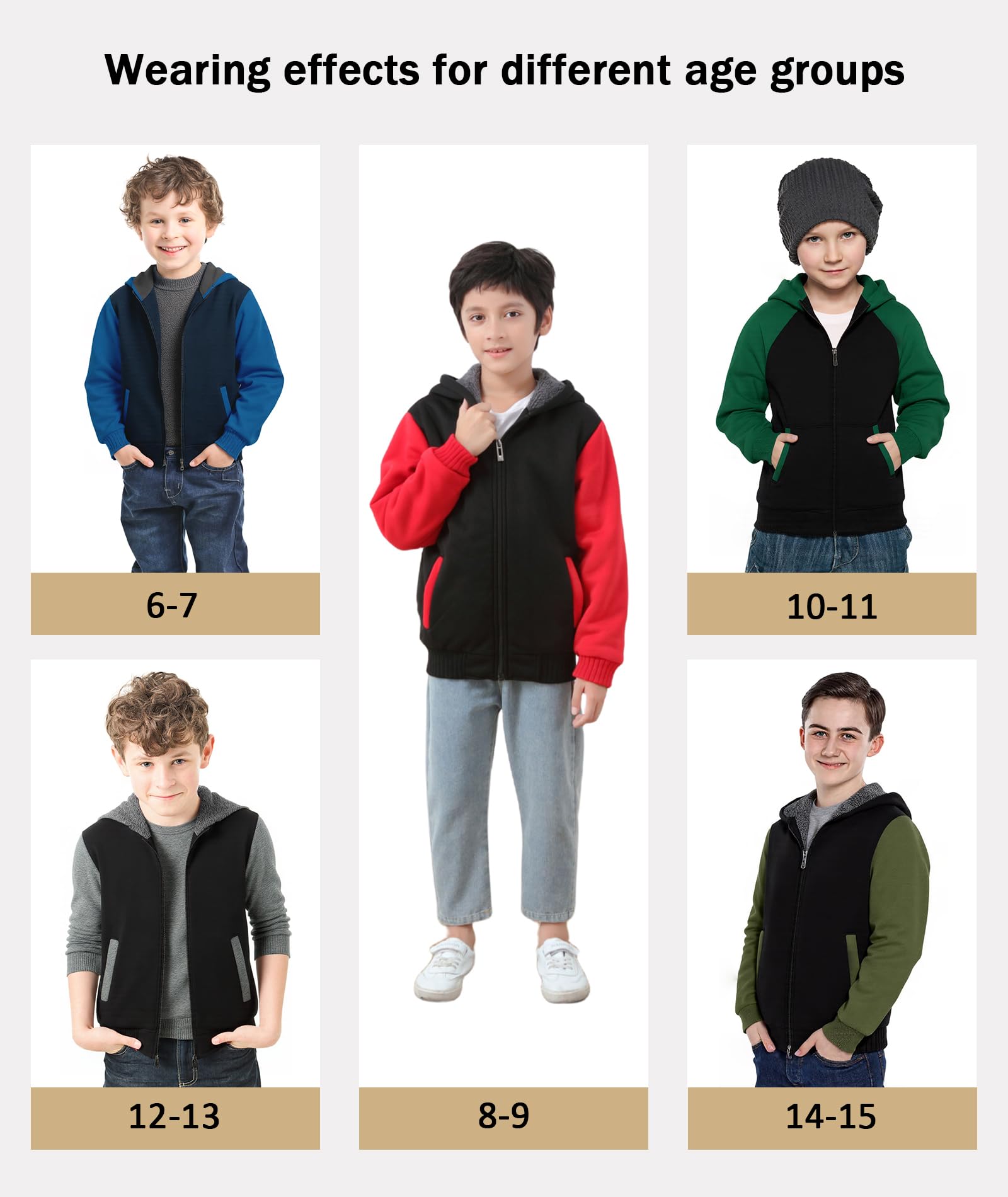 Zip Up Fleece Jacket Hoodie