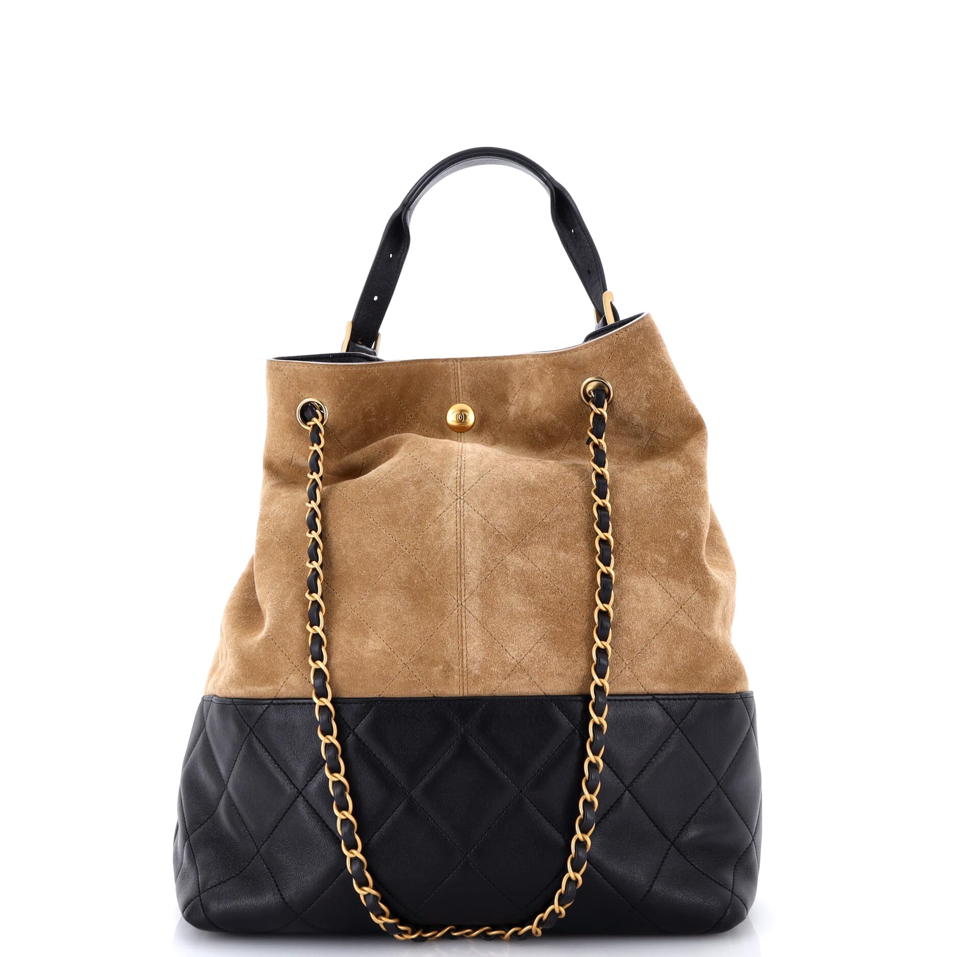Everyday Luxury Classic Chanel Pre-Loved Coco Base Shopping Bag Small, Black